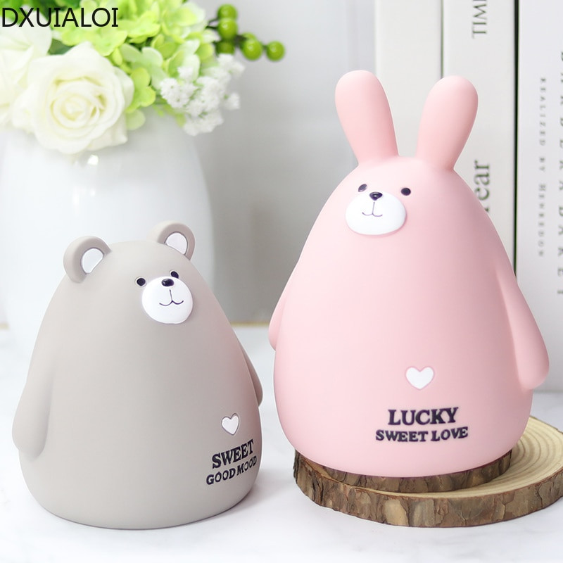 Animacinis filmas triušis kiaulytės papuošalai šiaurietiški gyvūnai kiaulytė kūrybinga miela taupyklė vaikų kambario dekoracija DXUIALOI