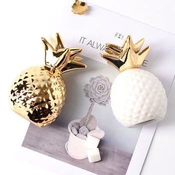 Nordic Small Pineapple Money Boxes Κεραμικά Golden Piggy Bank Ταμιευτήριο Διακόσμηση επιφάνειας εργασίας σπιτιού