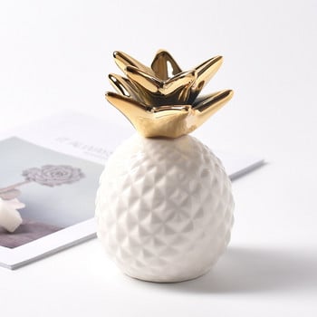 Nordic Small Pineapple Money Boxes Κεραμικά Golden Piggy Bank Ταμιευτήριο Διακόσμηση επιφάνειας εργασίας σπιτιού