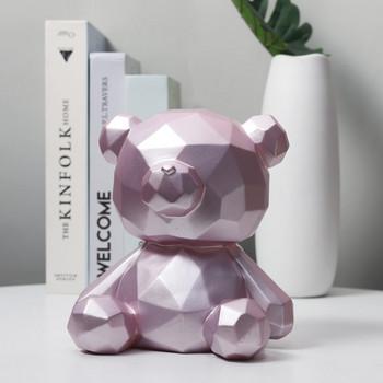 Γελοιογραφία Bear Piggy Bank Κέρματα Κουτιά για το σπίτι Διακόσμηση Βινυλίου Χρηματοκιβώτιο Παιδικά Παιχνίδια Φιγούρες γενεθλίων Διακοσμήσεις WF9183