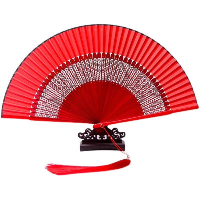 Ventilator de recuzită pentru dans cheongsam, stil chinezesc, evantai portabil de mână, evantai pliabil, artă, decorațiuni pentru casa, decorațiuni de nuntă, cadou de artizanat