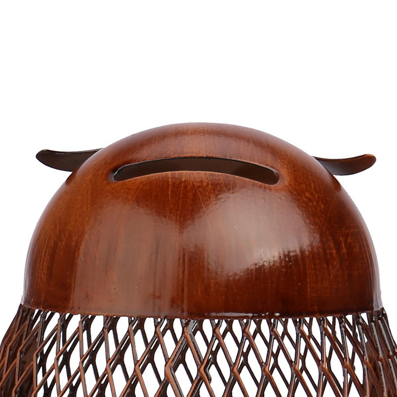 Tooarts malacpersely persely bagoly fém malacka érmetartó takarékdoboz lakberendezési figurák kézműves karácsonyi ajándék gyerekeknek