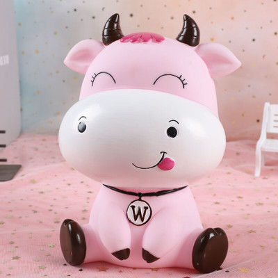 Animacinis filmas Karvė Piggy Bank Didelės Popierinės Pinigų Dėžės Monetos Seifas Taupymo Dėžė Didelės talpos Pinigų Bankas Vaikų Žaislai Vaikams Gimtadienio Dovanos