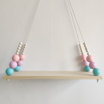 Vaikų kambario dekoravimas Kūdikių kambario Sieninė lentyna Pakabinamas Dekoras Kutas Sandėliavimo Lentynos Ant sienos tvirtinamas medinis žaislas Vaikų kambarių organizatorius