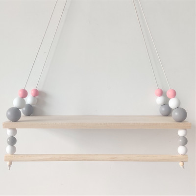 Vaikų kambario dekoravimas Kūdikių kambario Sieninė lentyna Pakabinamas Dekoras Kutas Sandėliavimo Lentynos Ant sienos tvirtinamas medinis žaislas Vaikų kambarių organizatorius