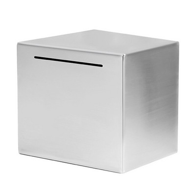 NICEFurniture Safe Piggy Bank Κατασκευασμένο από ανοξείδωτο ατσάλι, Safe Box Money Saving Bank for Children, Can only Save the Piggy Bank That Be