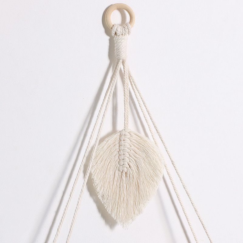 Falra akasztós polc Boho lakberendezési kötél makrém polc akasztóhoz parasztház Rusztikus növénytartó hálószoba nappali dekoráció