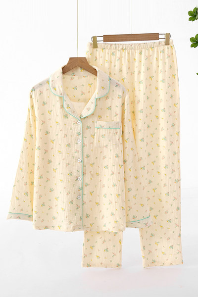 Női kétrészes pizsama alsó felsővel