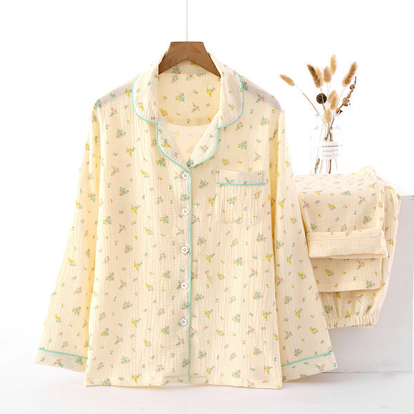 Női kétrészes pizsama alsó felsővel