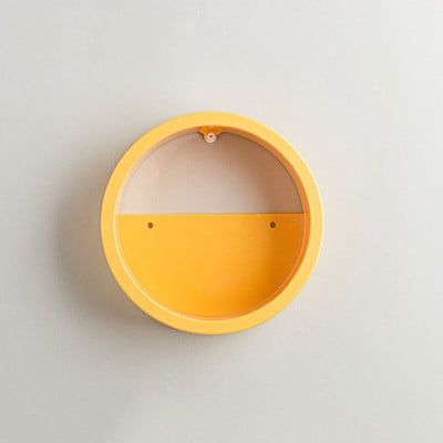 Pakabinamas dekoro lentyna gėlių vazonas Modernus namų dekoras Kambario apdaila Daugiafunkcinė laikymo dėžutė Kūrybinis apvalus gėlių ornamentas