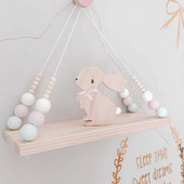 Nordic Kids Decor Bojt Tárolópolc Rack Falra akasztós Fajátékok Modell Baba Gyerek Szobabútor Artic Otthoni Dekoráció