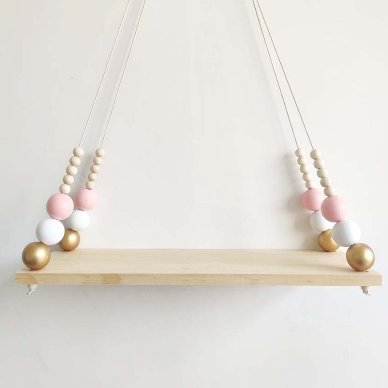 Nordic Kids Decor Bojt Tárolópolc Rack Falra akasztós Fajátékok Modell Baba Gyerek Szobabútor Artic Otthoni Dekoráció