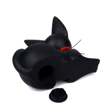 Πλαστική χαριτωμένη γάτα Piggy Bank Black Cat Jiji Χρηματοκιβώτιο χρηματοκιβωτίου νομισμάτων Κουτιά χρημάτων Παιδική τράπεζα Διακοσμήσεις επιτραπέζιου υπολογιστή Χειροτεχνία Δώρο