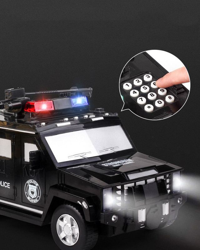 Automobilių Piggy Bank Seifas Piggy Bank Elektroninė Pinigų Dėžė kupiūroms su Slaptažodžiu ir Lengva Pinigų Dėžutė Taupymo lėšos vaikams