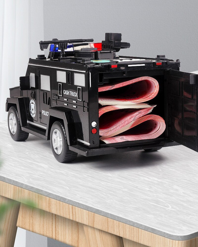 Automobilių Piggy Bank Seifas Piggy Bank Elektroninė Pinigų Dėžė kupiūroms su Slaptažodžiu ir Lengva Pinigų Dėžutė Taupymo lėšos vaikams