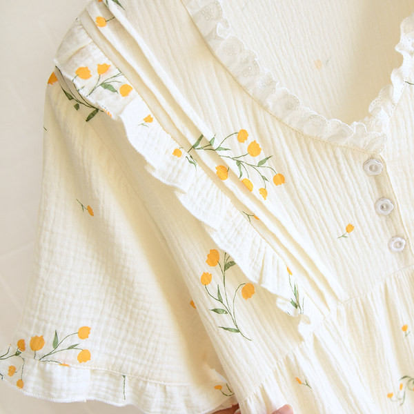 Moteriška pižama trumpomis rankovėmis