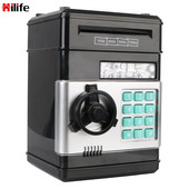 Vaikams Dovanų Monetos Pinigų taupymo pinigų dėžutė Skaitiklio kodas Raktų užraktas Piggy Bank Automatinis elektroninis slaptažodis Pinigų dėžutė Mini Seifas