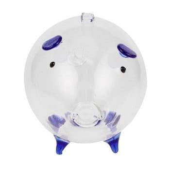 Pig Piggy Bank Κουτιά χρημάτων Κουμπί κερμάτων Χαριτωμένο διαφανές γυάλινο αναμνηστικό δώρο γενεθλίων για παιδιά Παιδιά