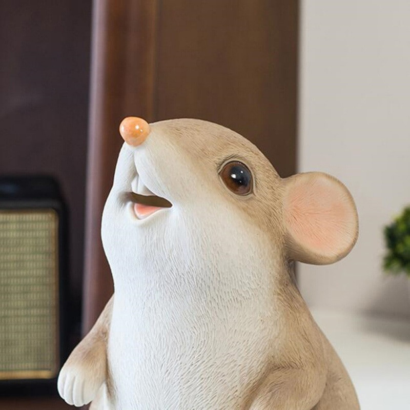 Animacinių filmų pelė Pinigų bankas Monetos Dėžė Vaikams Žaislai Žiurkės metų Ornamentas Namų dekoras Pinigų taupymo dėžutės Vaikams Piggy Bank