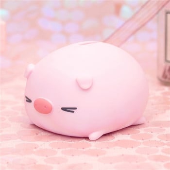 Γελοιογραφία Piggy Bank Cute Money Coin Box Παιδικά παιχνίδια Squeak Lovely Pig Saving Bank Στολίδι ζώων Αποθήκευση Κουτί Χριστουγέννων Δώρα