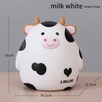 Cute Cartoon Cow Piggy Bank Διακόσμηση σπιτιού Παιδικό υπνοδωμάτιο Διακόσμηση επιφάνειας εργασίας Δώρο γενεθλίων Κουμπαράς