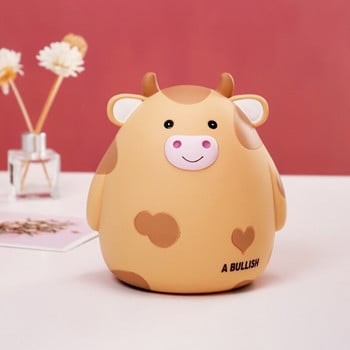 Cute Cartoon Cow Piggy Bank Διακόσμηση σπιτιού Παιδικό υπνοδωμάτιο Διακόσμηση επιφάνειας εργασίας Δώρο γενεθλίων Κουμπαράς