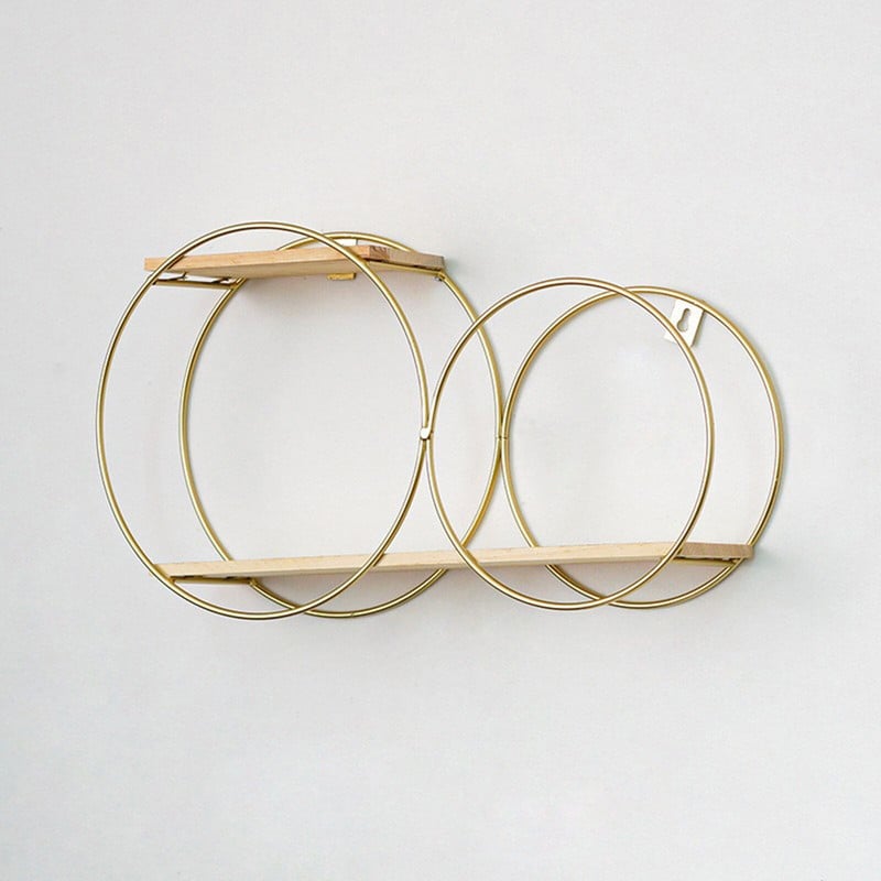 Šiaurės šalių Morden metalo medinės dekoratyvinės lentynos Kūrybinės apvalios meninės amatai statulos skulptūros vitrinos stendai bonsai laikiklio dekoras