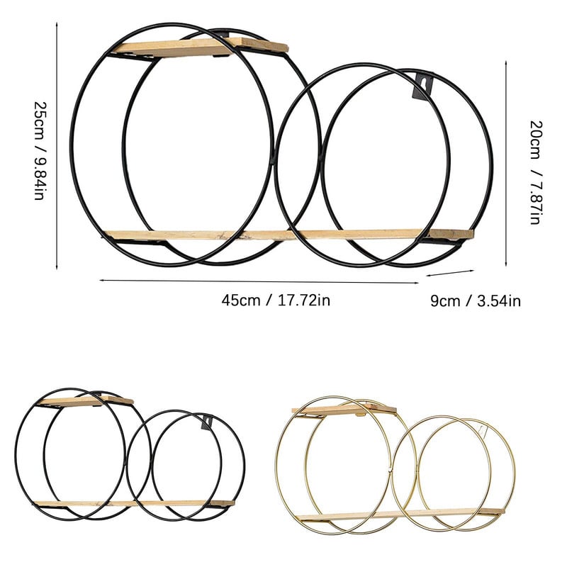 Šiaurės šalių Morden metalo medinės dekoratyvinės lentynos Kūrybinės apvalios meninės amatai statulos skulptūros vitrinos stendai bonsai laikiklio dekoras