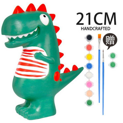 Dinoszaurusz malacpersely esésbiztos aranyos kreatív Tyrannosaurus Rex malacpersely Net piros asztali dekoráció születésnapi ajándék nő