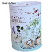 Kūrybinės didelės pinigų dėžutės Retro kaimo taupyklės Sutaupykite pinigų Monetų taupymo dėžutė Pinigai suaugusiesiems 365 dienų Skarbonka dovana FP071