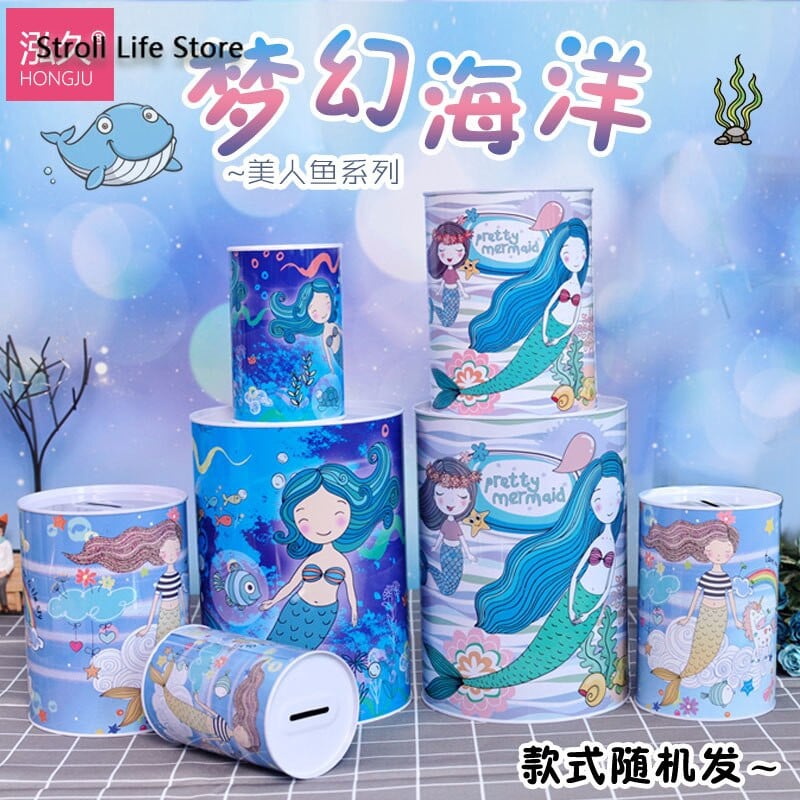 Kūrybinės didelės pinigų dėžutės Retro kaimo taupyklės Sutaupykite pinigų Monetų taupymo dėžutė Pinigai suaugusiesiems 365 dienų Skarbonka dovana FP071