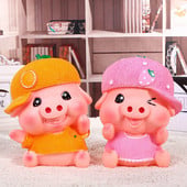 Rajzfilm malac kép Pénzes doboz Gyerekjátékok Születésnapi Ajándék Pénzmegtakarítási Dobozok Nagy malacpersely Érmék Tároló doboz Kawaii lakberendezés