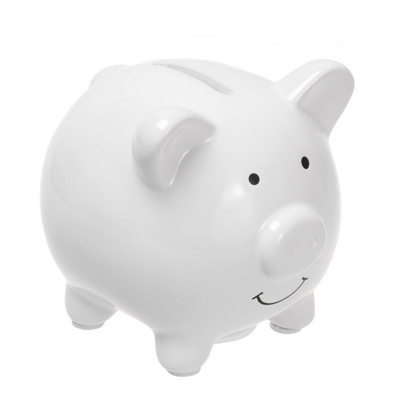 Banko monetų taupymo dėžutė Dekoratyvinė santaupų vaikams Gyvūnų figūrėlė Žavinga mergaitė Toyboypiggy keraminis stiklainis