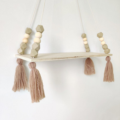 Nordijski ukrasi za dječje sobe i dječje rese Stalak za police za pohranu Zidne viseće drvene igračke Model Dječja oprema za dječju sobu Artic Home Decoration