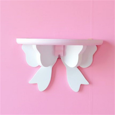 Nordijske drvene mašne Polica Ukrasi za dječju sobu Zidni nosač Ukrasne police Stalak za pohranu Organizator Držač Dekoracija od klapa