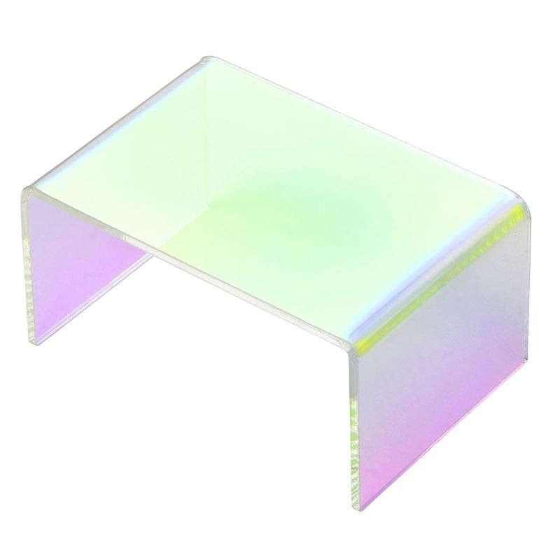 3/6 vnt. Vaivorykštės vitrinos stovas Namų laikymas Dekoravimo priedai Papuošalai Makiažo Desertas Vitrinos Kvepalų Produktų Stovas