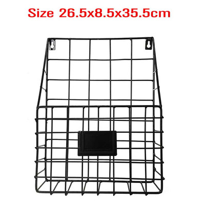 1db Modern Egyszerű kovácsoltvas kampós falipolc kreatív otthon nappali fali dekorációs tároló állvány