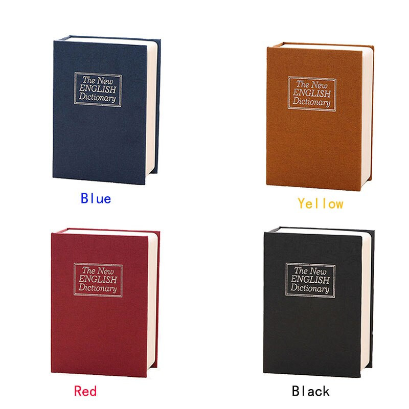 2022 m. nauja mini seifas Piggy Bank slapta knyga monetų pinigų saugojimui Paslėpti seifai Grynieji pinigai Pinigų saugojimas Papuošalų raktų spintelė