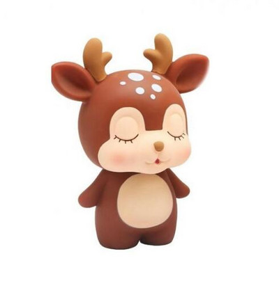 Animacinis filmas „Elnio Piggy Bank“ Mielas kūrybingas monetų banko pinigų dėžutė Piggy Bank žavingas dovanų taupymo indas WF9185