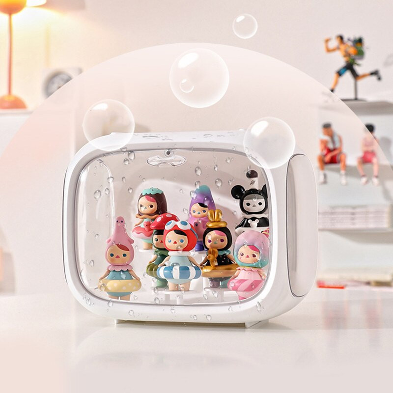 Műanyag figurák Modellek Babák Tárolódoboz Átlátszó karakterek Játékok Díszek Vitrindoboz Ráhelyezett vakdoboz Vitrin Átlátszó