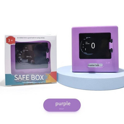 Mini cutii de bani cu parolă de desene animate Cutii de depozitare pentru economisirea monedelor Pușculiță pentru băieți Fete Copii Jucării creative Decorare