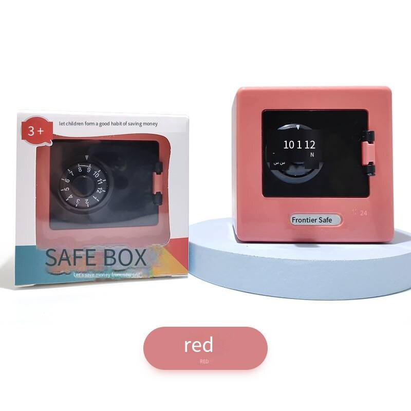 Mini cutii de bani cu parolă de desene animate Cutii de depozitare pentru economisirea monedelor Pușculiță pentru băieți Fete Copii Jucării creative Decorare