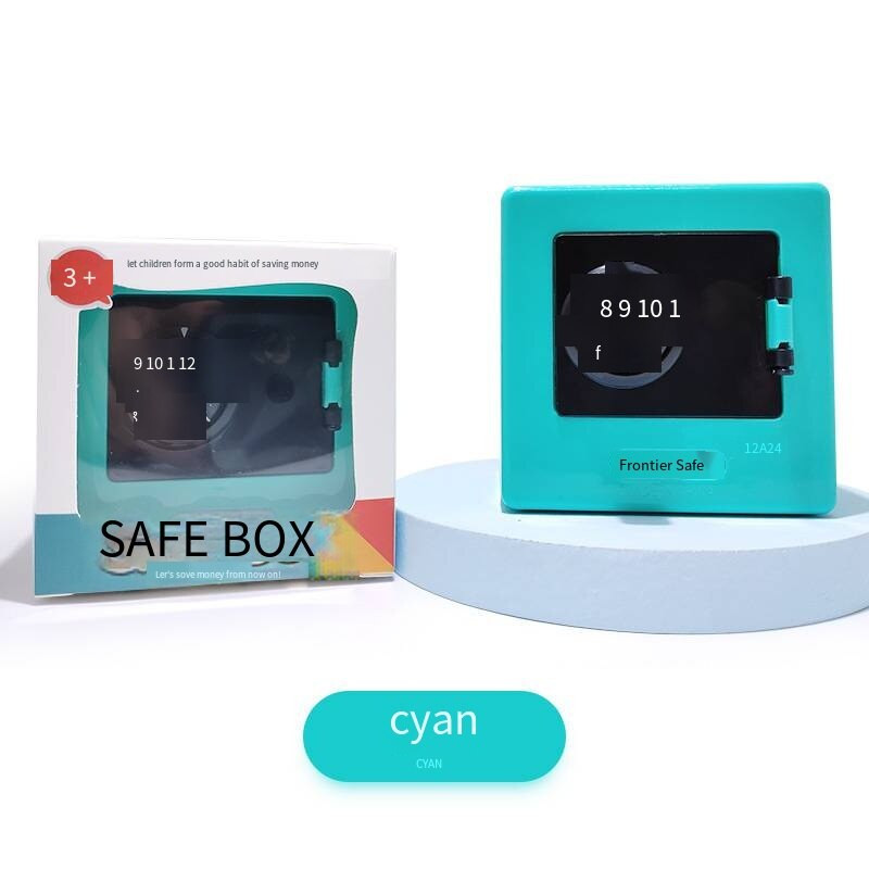 Mini cutii de bani cu parolă de desene animate Cutii de depozitare pentru economisirea monedelor Pușculiță pentru băieți Fete Copii Jucării creative Decorare