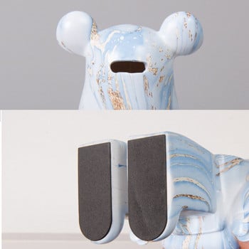 Fashion Bear Piggy Bank για Παιδιά Ενήλικες Εξοικονομήστε χρήματα Τράπεζα μετρητά Κουτί νομισμάτων Προσέλκυση Money Jar Διακόσμηση δωματίου Δώρο γενεθλίων