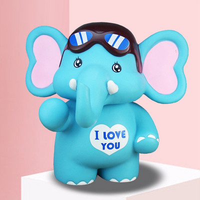 Κινούμενα σχέδια Elephant Piggy Bank Cute Money Box Θήκη νομισμάτων Κουτί αποθήκευσης Τράπεζα κερμάτων για παιδικά παιχνίδια Παιδικά δώρα γενεθλίων Διακόσμηση σπιτιού