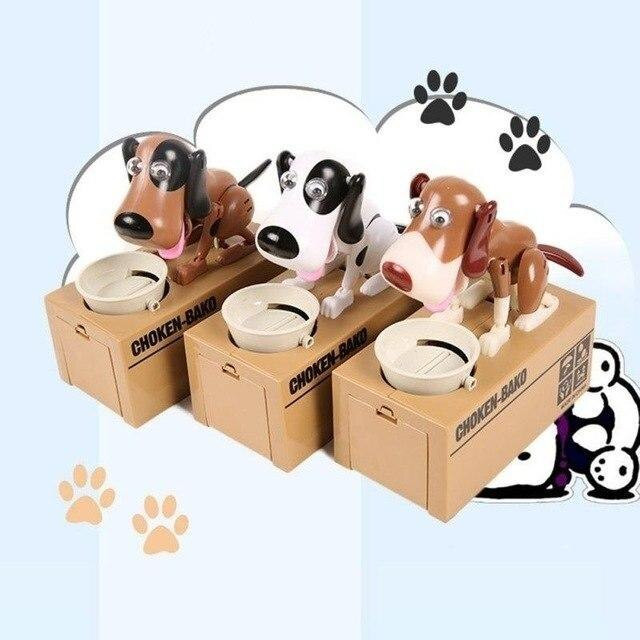 Aranyos kiskutya persely automata malacpersely takarékpénztár gyerekeknek gyerekeknek ajándékok érmetakarékdobozok otthoni díszek dropshipping