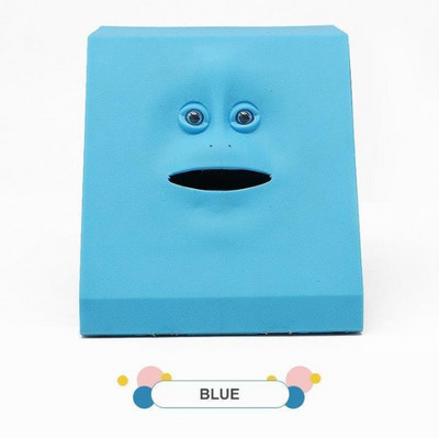 Face Money Pot Money Eating Coin Bank Monkey Saving Box Automata Coin Eating Savings Facebank Piggy Bank Újdonság Ajándék Gyerekeknek