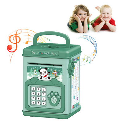 Elektroninis taupyklės su išmaniuoju balso raginimu, automatinėmis monetomis Pinigų taupymo dėžutės skaitiklis Mini seifas, namų apyvokos papuošalas