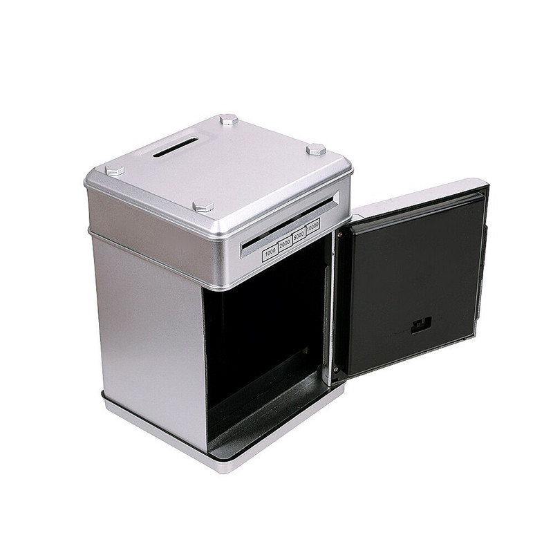 Elektronikus jelszó Piggy Bank ATM pénzes doboz Készpénz érme Automatikus befizetés bankjegy Pénztakarékos gép gyerekeknek ajándék széf