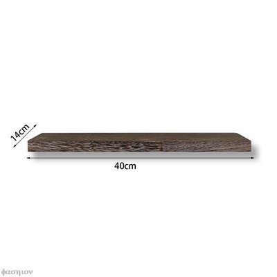 Egyszerű fa növényi polcok Folyólapok Állvány Hálószoba Lógó Lebegő polc Hálószoba polcok Fali Tárolóállvány Nappali dekoráció